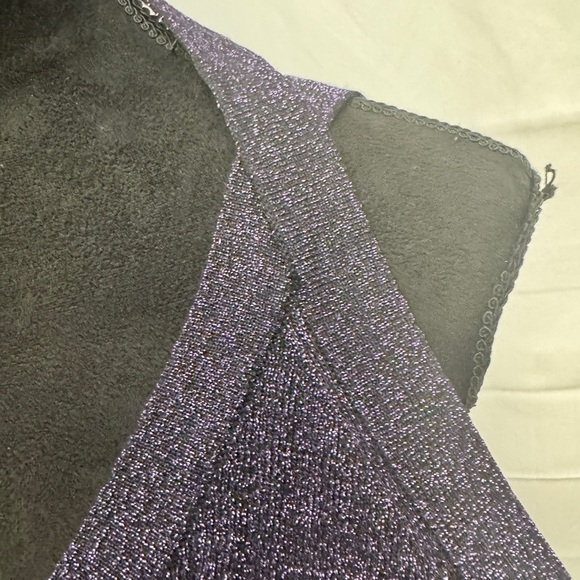 💎 Pennington's Metallic Sleeveless Blouse Purple - Picture 4 of 9
